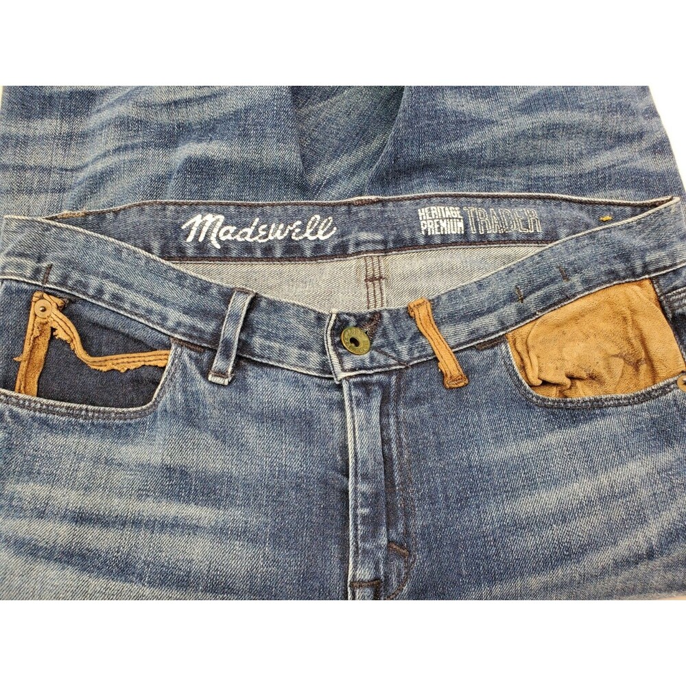Madewell Jeans Heritage Premium Trader Bounty Hunter Trailblazer Size 26x28 - Picture 3 of 4